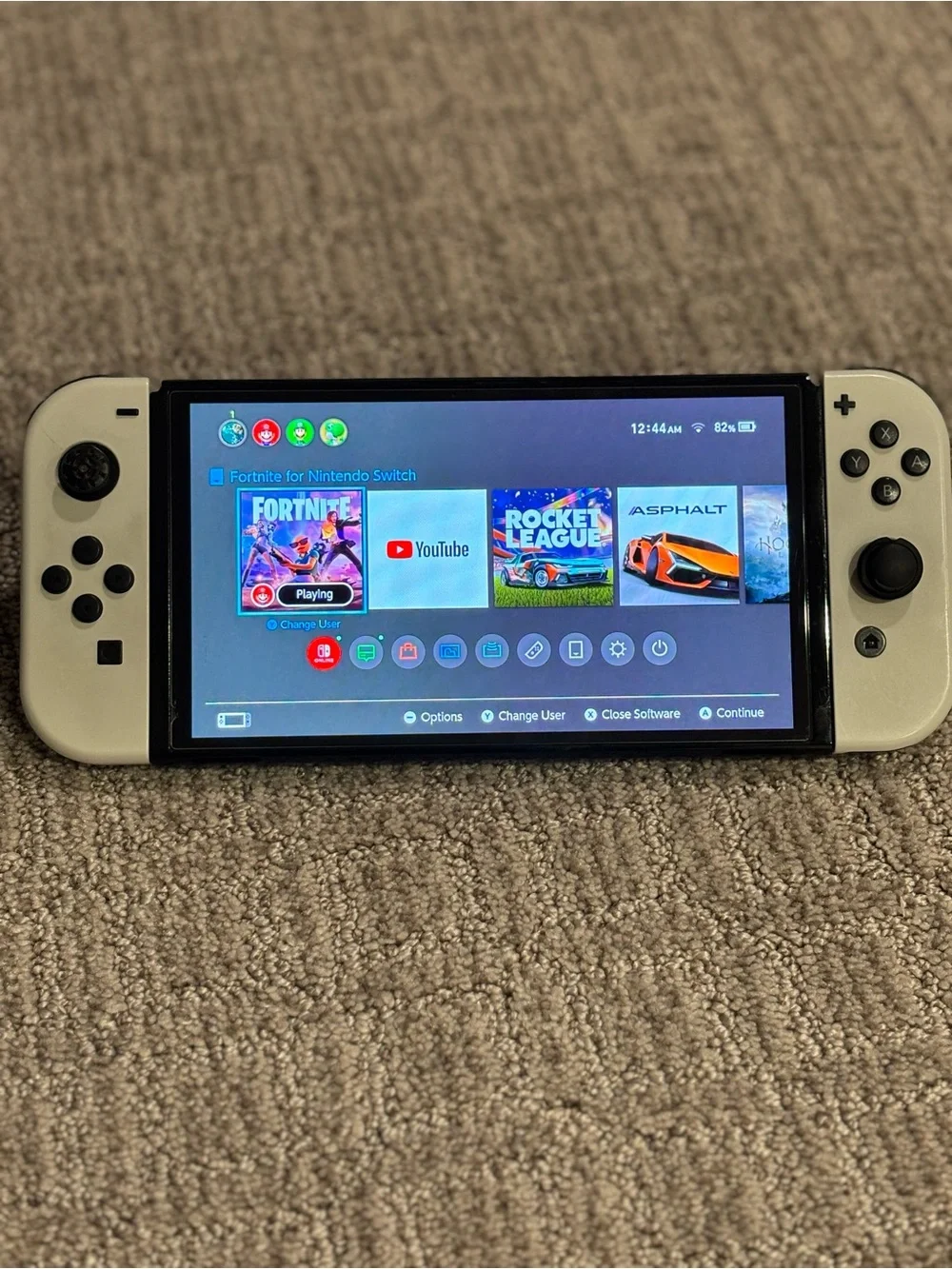 Nintendo Switch OLED White Joy-Con Portable Gaming Console